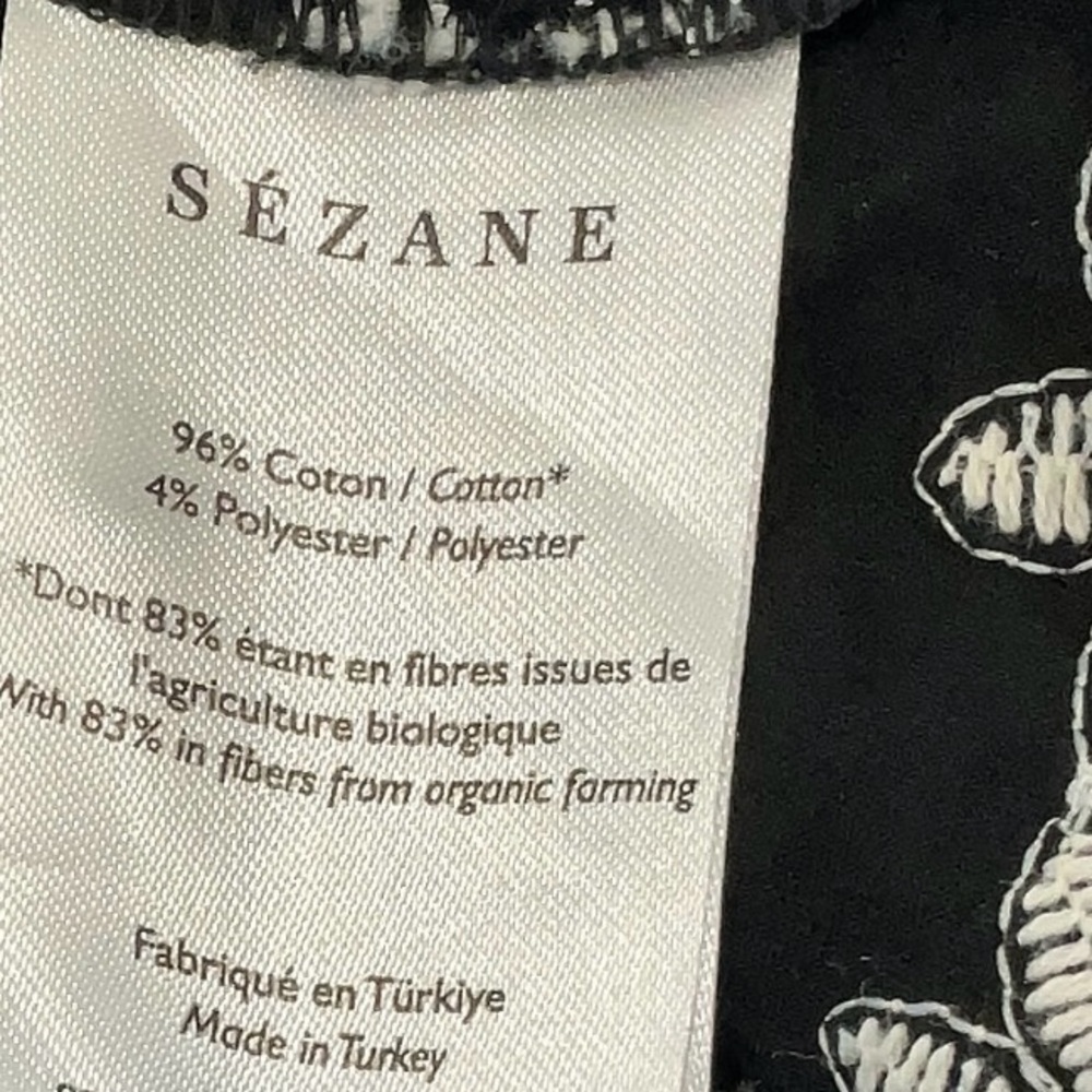 Sézane Emma Top in Ecru Embroidery FR 38 / US 6 - Picture 11 of 13
